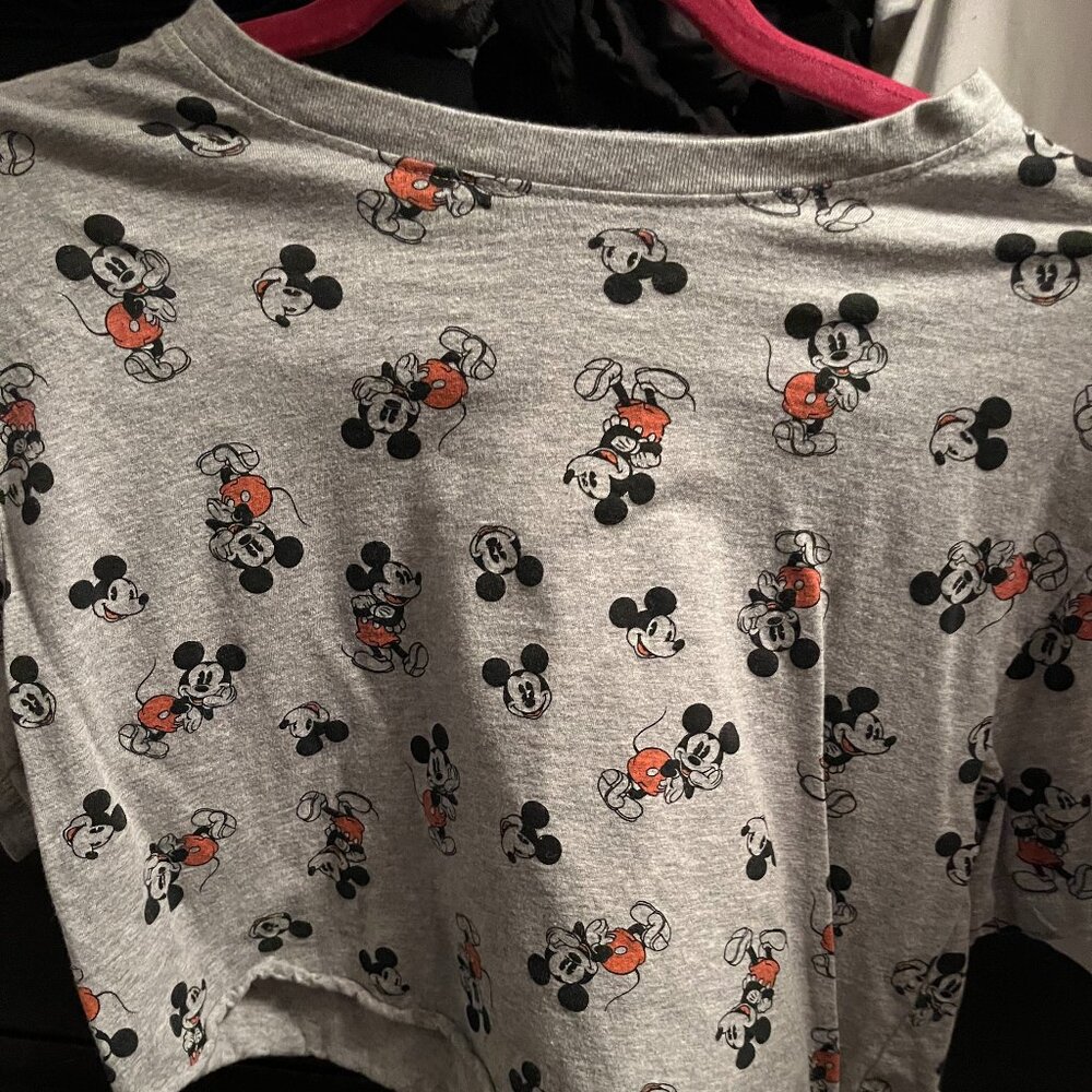 Mickey Mouse cropped T-shirt